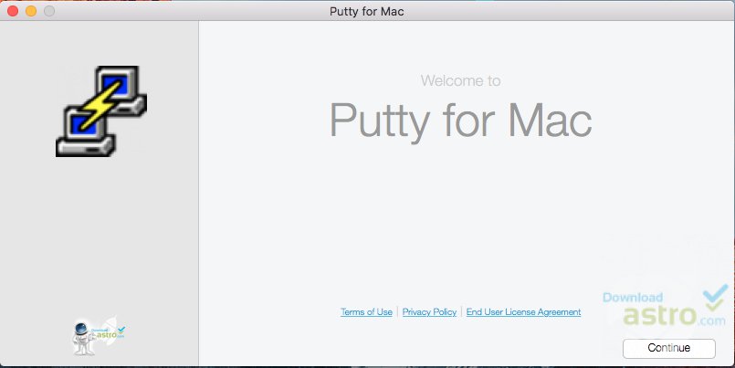 can we install putty on mac os x